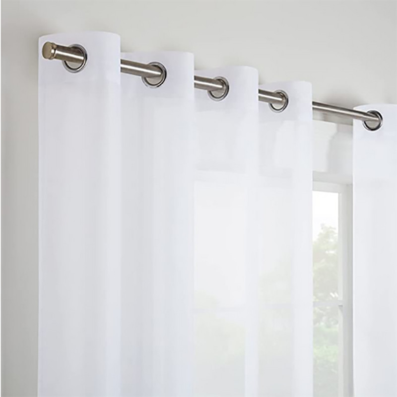 پرده نوین دکور سیلوانا مدل حریر ساده NY14  سایز 280x140 سانتی‌متر