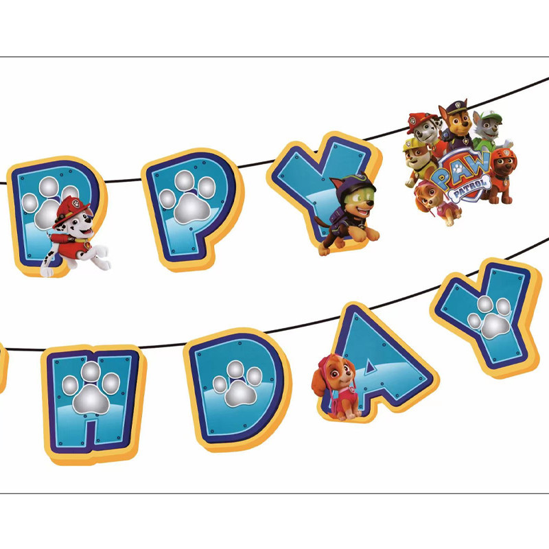 ریسه تولد مدل تولد مبارک طرح سگ های نگهبان مدل PAW PATROL کد 29
