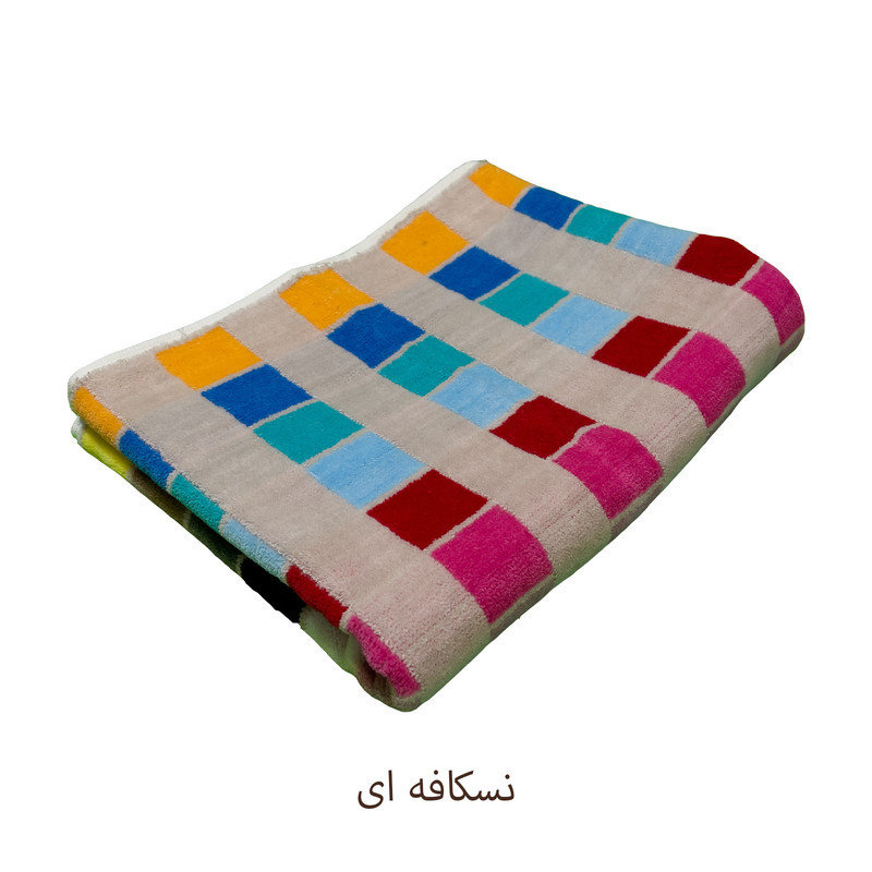حوله دستی ماندگار مدل کالرفول سایز 40x80 سانتی متر
