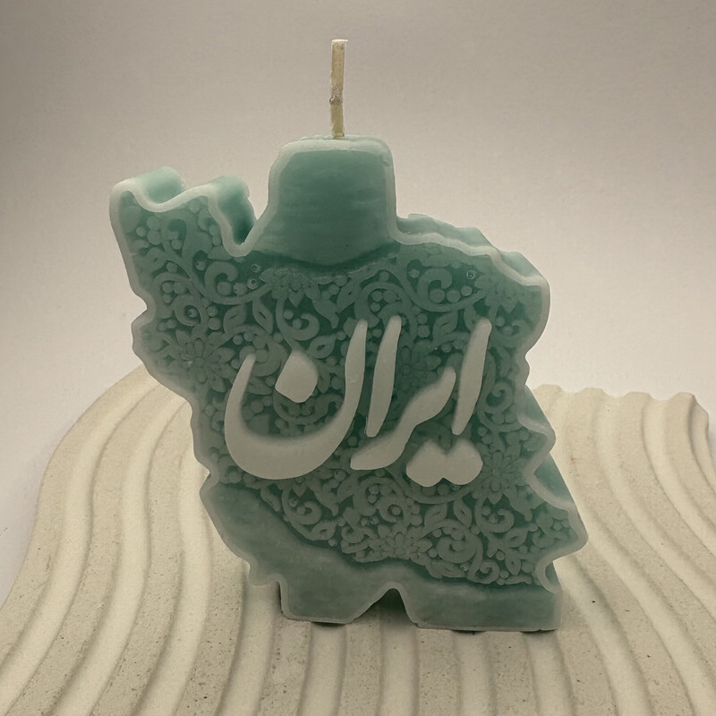 شمع دست ساز بدون بو مدل ایران زمان اتمام 7 ساعت