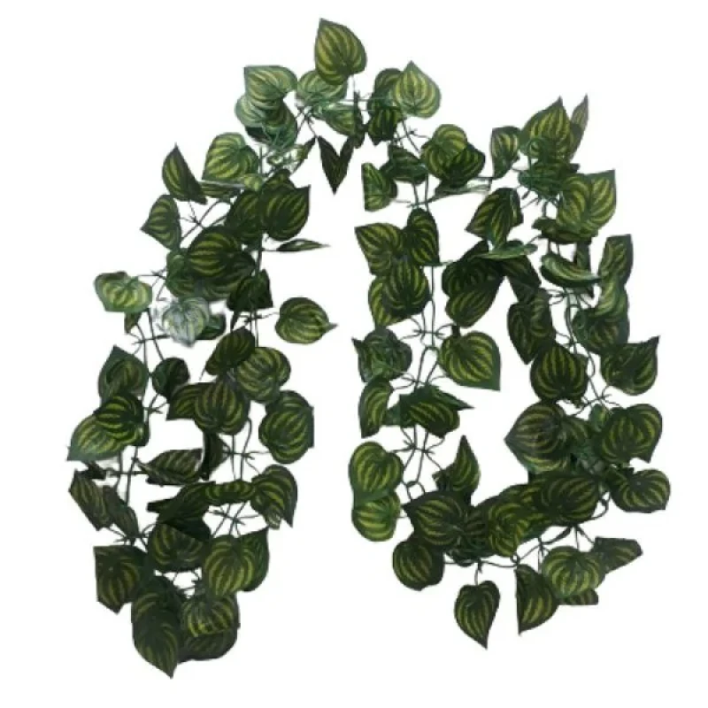 ریسه برگ مصنوعی 96 گلبرگ، نصب آسان و قابل فرم‌دهی برای گرین وال، ابعاد 10×5×220 سانتی‌متر، وزن 99 گرم