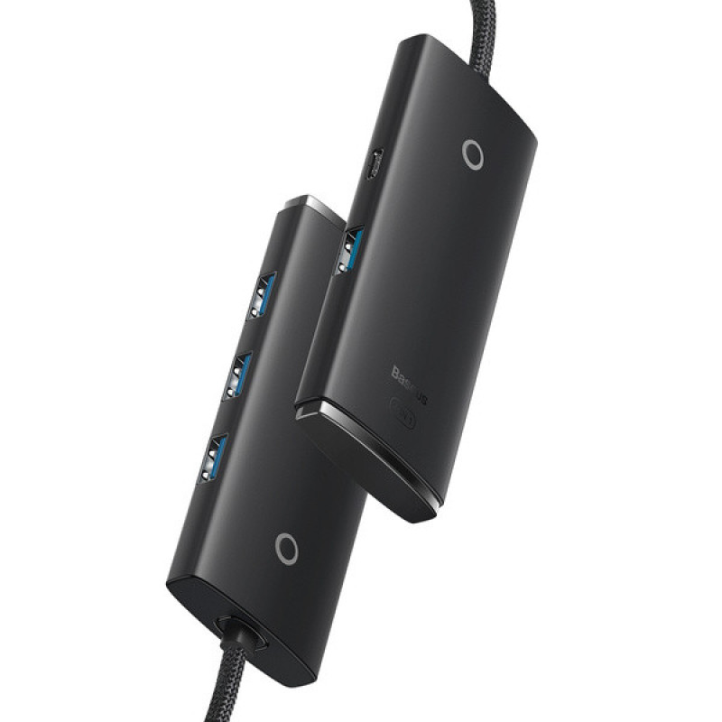 هاب 4 پورت USB -C باسئوس مدل Lite Series - WKQX03040 1m