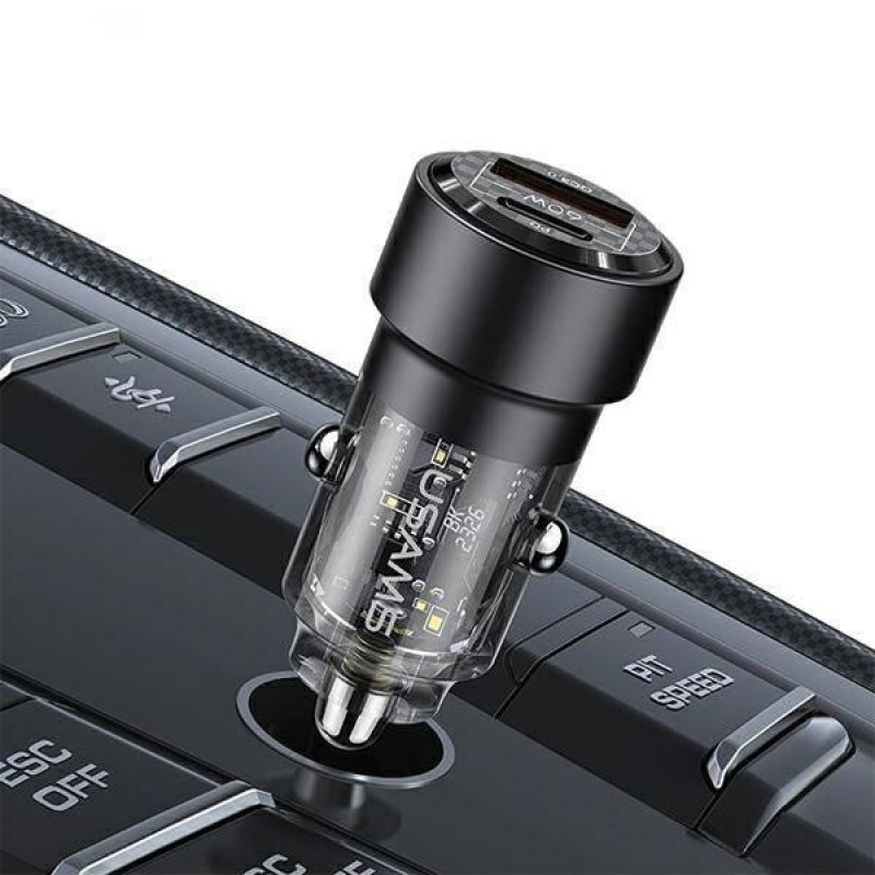 شارژر فندکی 60 وات یوسمز مدل US-CC208 C39