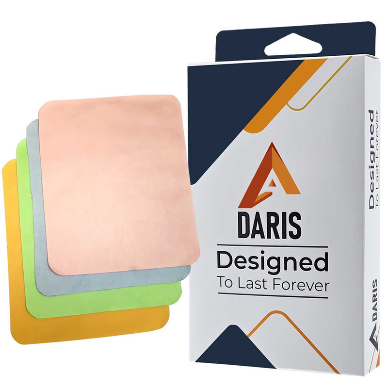 دستمال تمیز کننده صفحه نمایش موبایل و تبلت داریس مدل DS-Microfiber Cleaning بسته 4 عددی