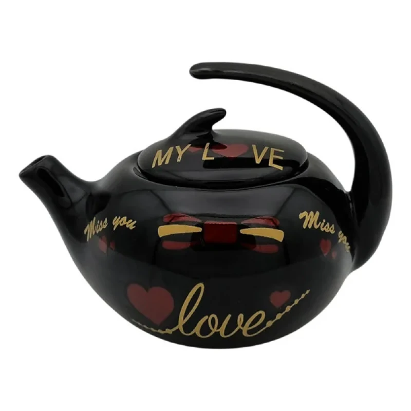 قوری مدل ارکیده کد 11213xlove گنجایش 600 میلی لیتر