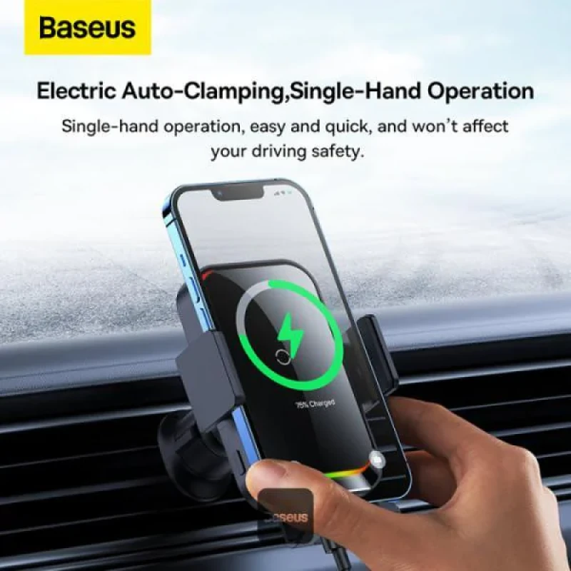 نگهدارنده گوشی موبایل باسئوس مدل Halo Electric