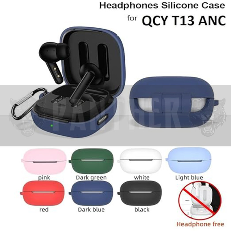 کاور پنتر مدل Silicon Cover مناسب برای کیس  هدفون بی سیم کیو سی وای T13 ANC