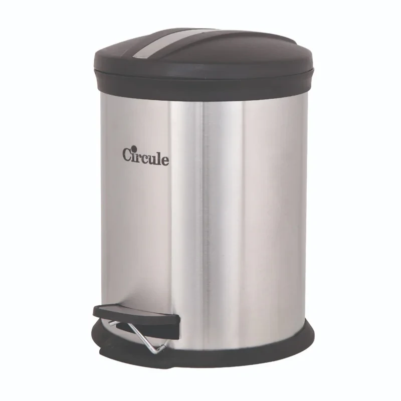 سطل زباله پدالی سیرکل مدل پلیمر کد L3