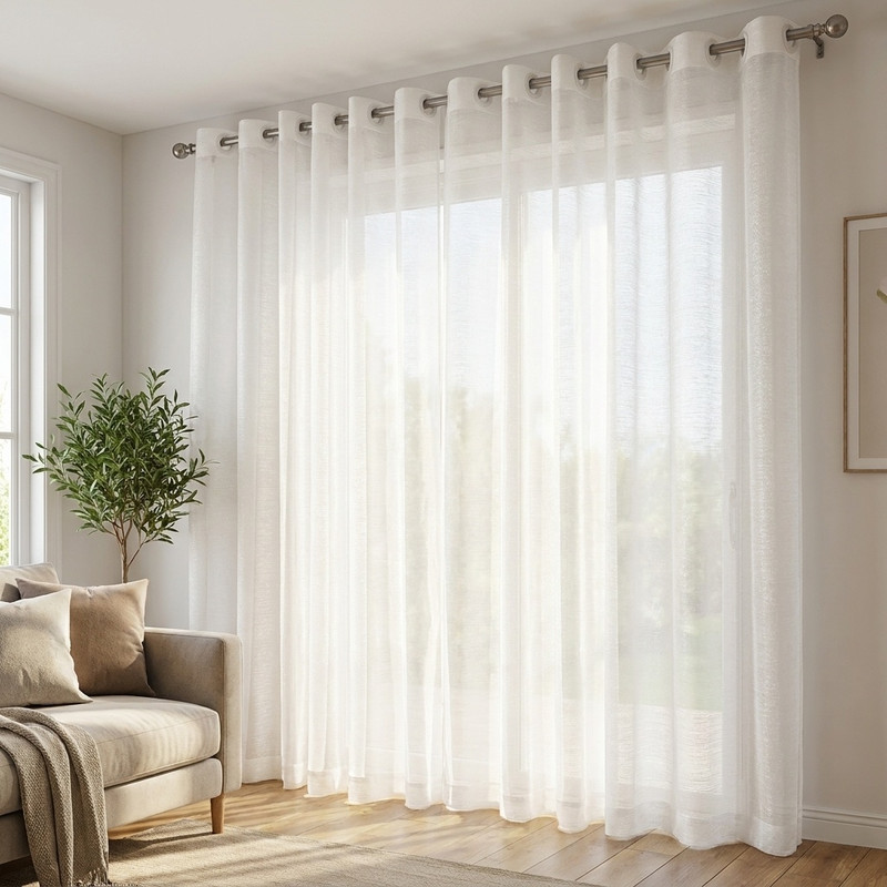 پرده پانچی مدل حریر شاین کلاسیک سایز 300x280 سانتی متر