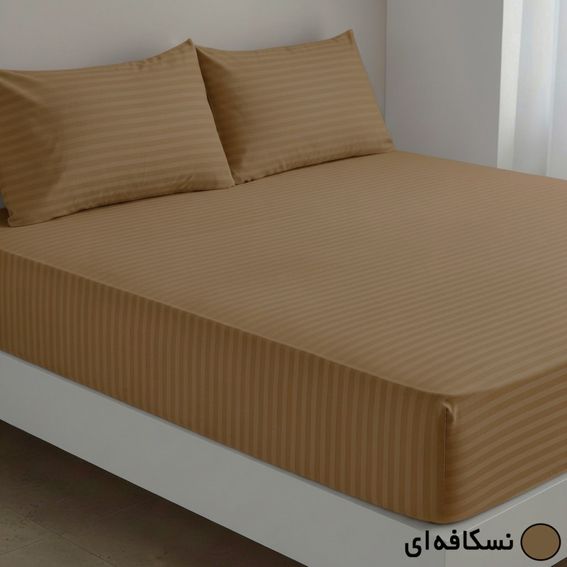 سرویس ملحفه 2 نفره 3 تکه مانیکاهوم مدل هتلی PARALLEL PLUS