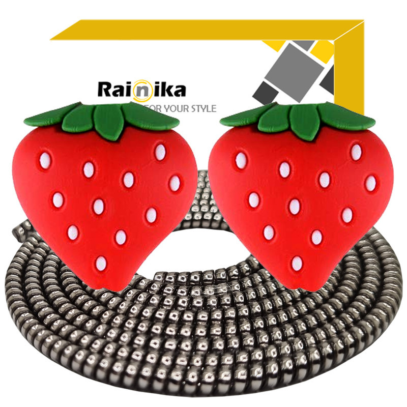 محافظ کابل شارژ و هندزفری رینیکا مدل Strawberry KK 03 مجموعه 3 عددی