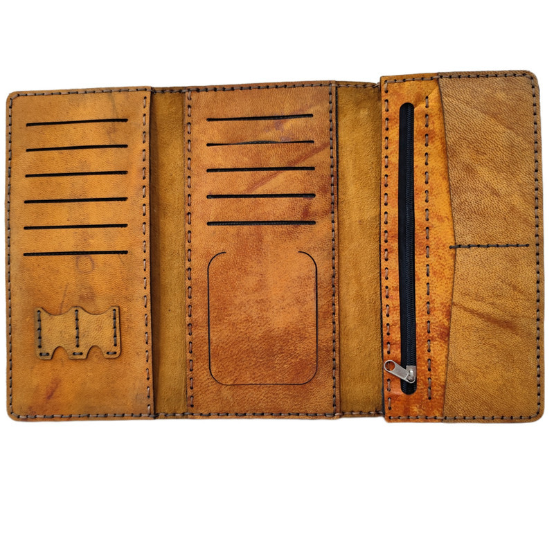 ست هدیه چرم دقت مدل چرم طبیعی بزی کد Sch-set6