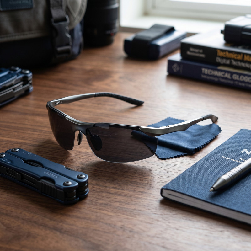 عینک ورزشی مدل 8179 Polarized Metal مناسب برای انواع ورزش‌ها