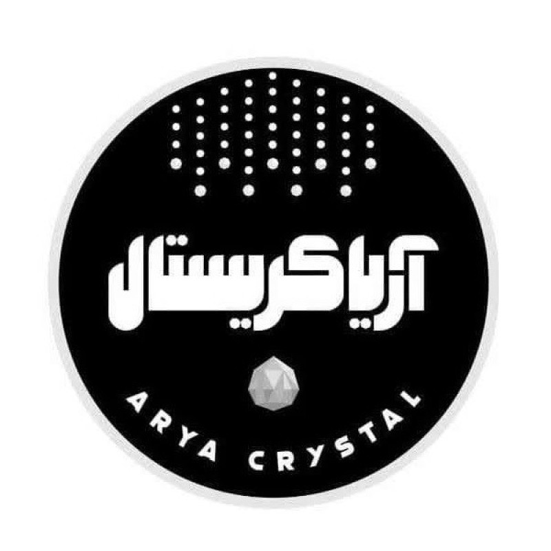 پرده آریا کریستال مدل عروس سایز 80x100 سانتی متر