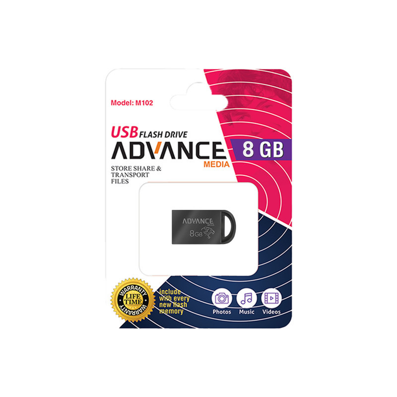 فلش مموری ادونس مدل M-102 ظرفیت 8 گیگابایت با رابط USB