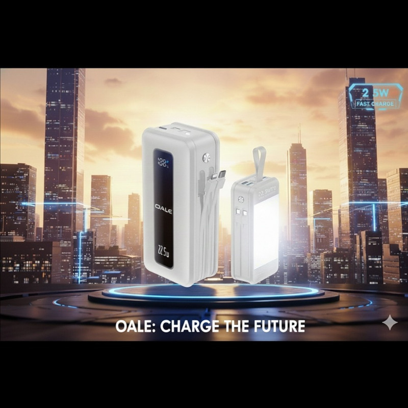 پاوربانک 22.5 وات اوالی مدل ipower U30000 ظرفیت 30000 میلی‌آمپرساعت