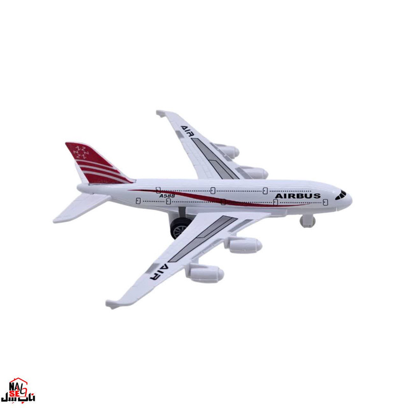 هواپیما بازی ناب سل مدل فلزی عقب کش AIR A588NAAB001