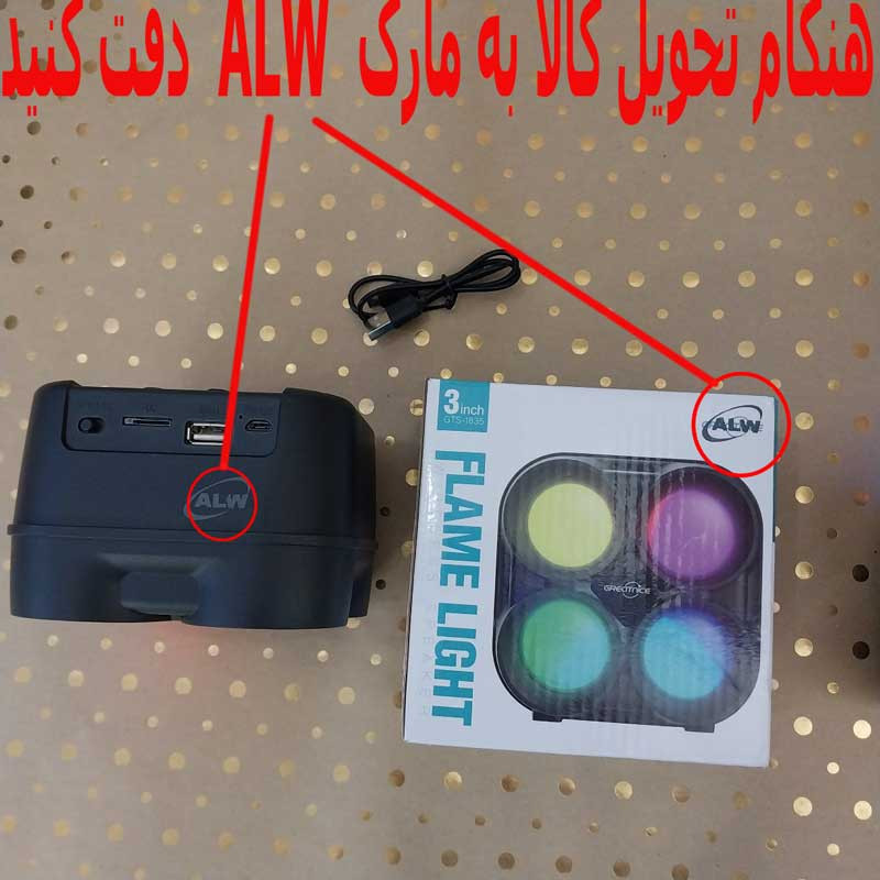 اسپیکر بلوتوثی قابل حمل ای ال دبلیو مدل GTS-1835
