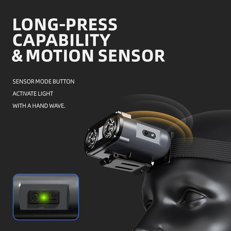 چراغ پیشانی مدل G200 با نور مهتابی