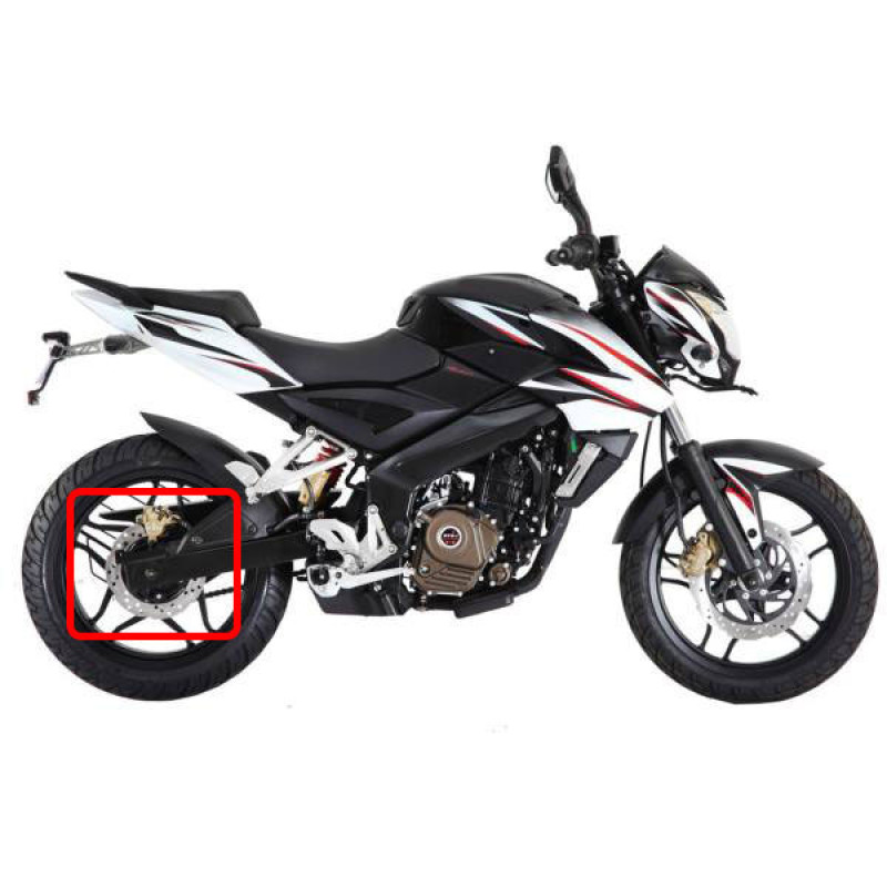 دیسک ترمز چرخ عقب موتور سیکلت مدل NS200-R مناسب برای ان اس