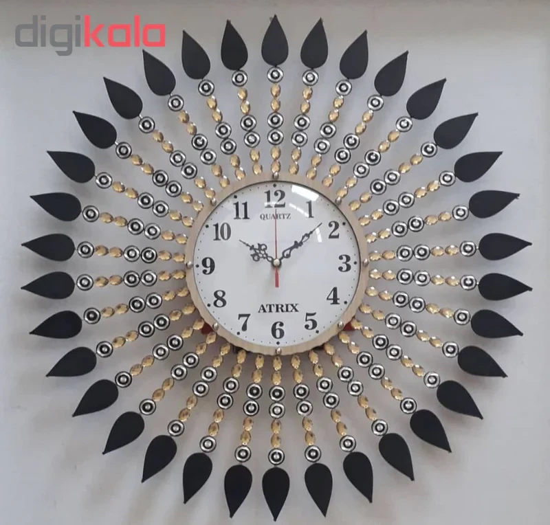 ساعت دیواری آتریکس مدل خورشیدی کد A318