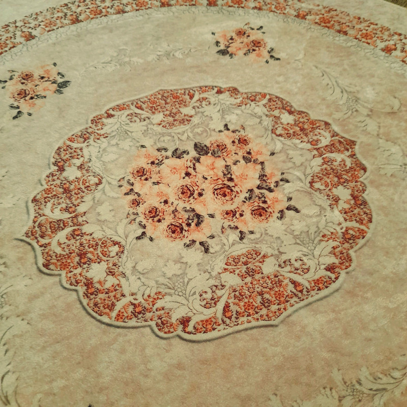 پادری مدل دایره طرح فانتزی کد 303 سایز 80×80 سانتی متر