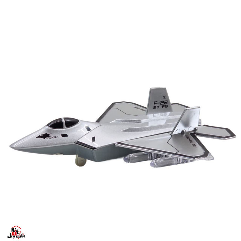 ماکت هواپیما ناب سل مدل جت جنگنده موزیکال چراغدار  F-22FIGHTER 27-FS کدNAAB001