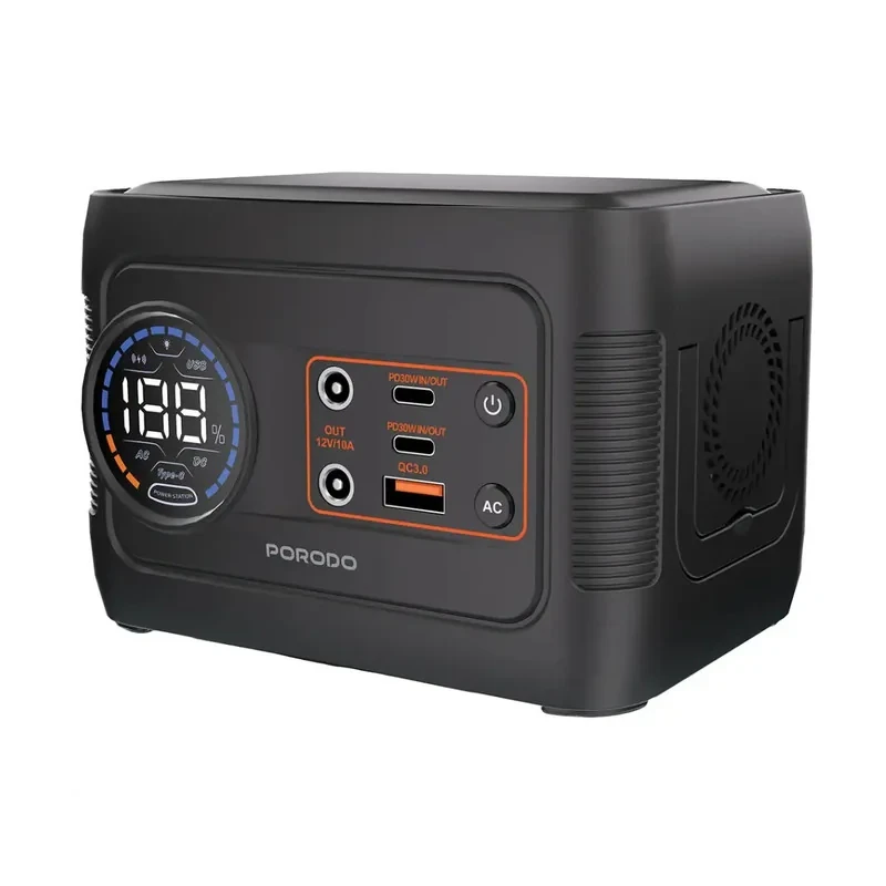 پاوراستیشن 150وات پرودو مدل FORCEBASE PDD150GYBK ظرفیت 52000 میلی آمپر ساعت