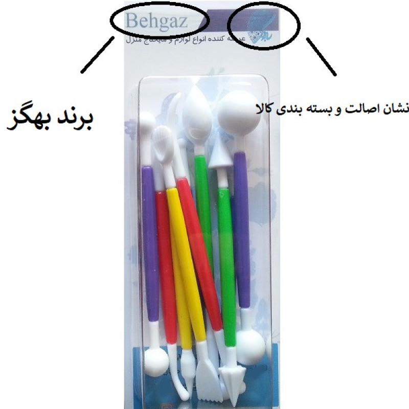 ابزار تزیین کیک بهگز مدل رویال مجموعه 11 عددی
