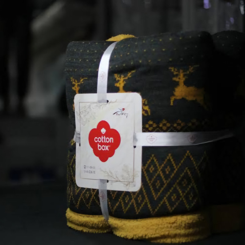 پتو کاتن باکس مدل گوزنی سایز 2×160 سانتی متر