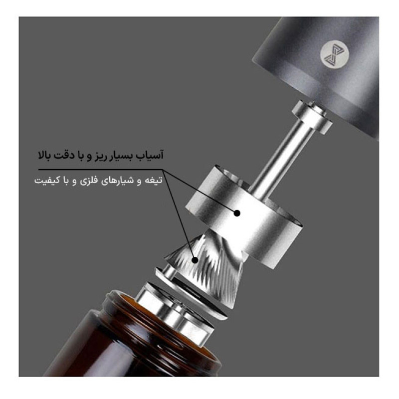 آسیاب دستی قهوه کافه رایم مدل Conical Burr Grinder