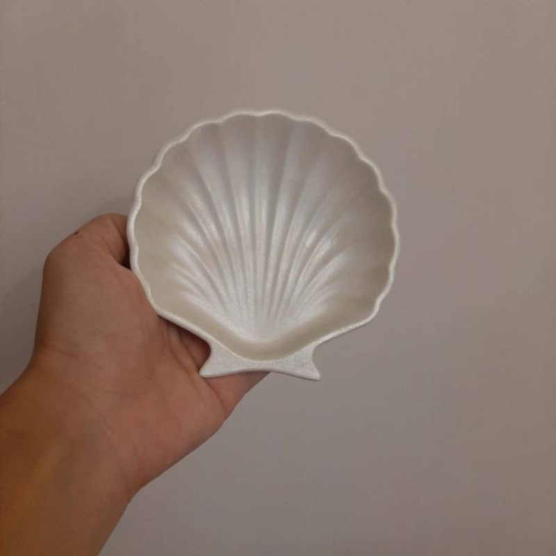 ظرف سرو دریایی طرح ستاره و صدف، مجموعه 3 عددی برای آجیل، دسر و شکلات، مناسب هفت‌سین، جواهر و شمع