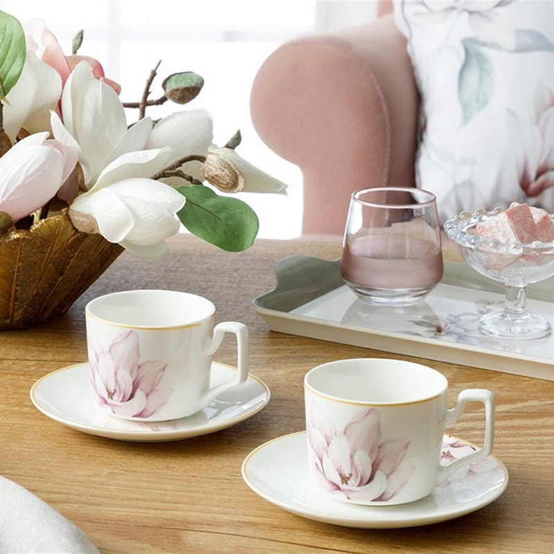 سرویس چای خوری 4 پارچه 2 نفره انگلیش هوم مدل New Magnolia