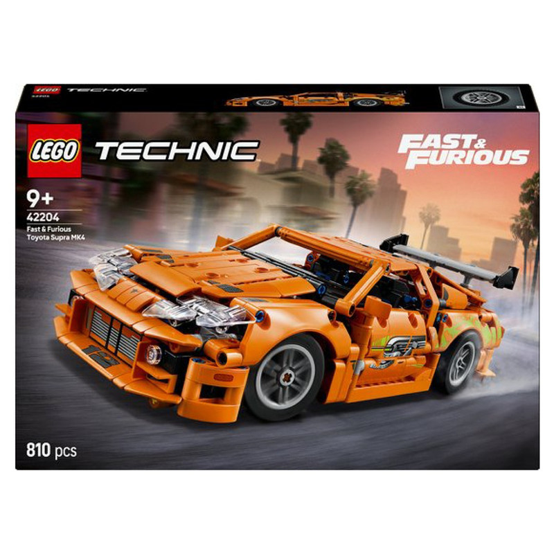 لگو سری تکنیک Fast & Furious Toyota Supra MK4 کد 42204