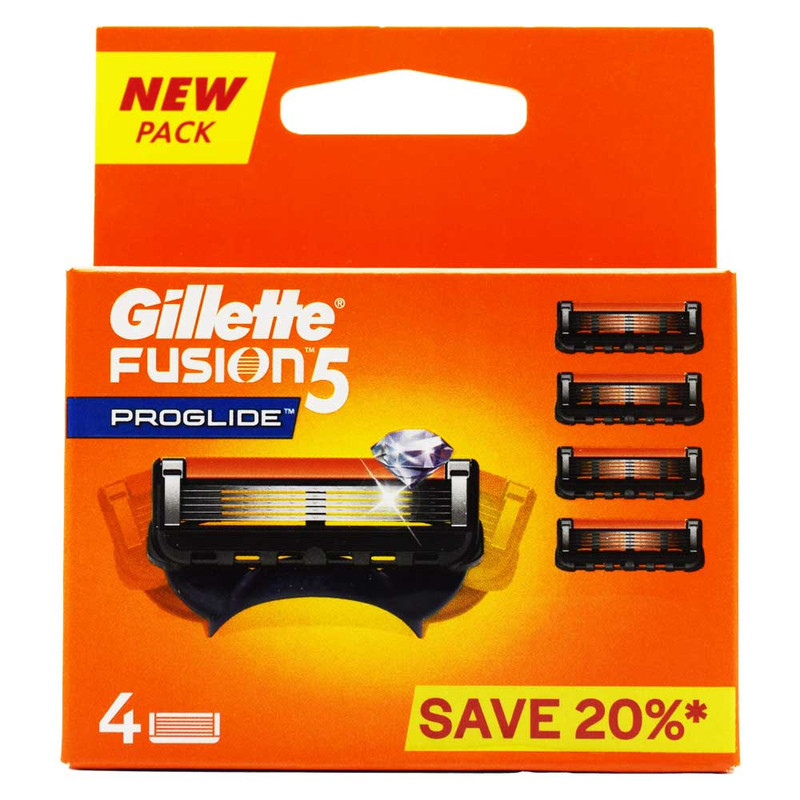 تیغ یدک ژیلت مدل Fusion5 Proglide بسته 4 عددی