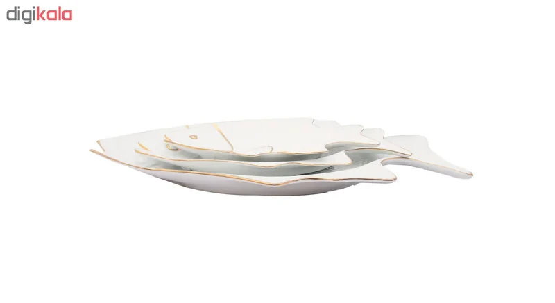 دیس طرح ماهی لمون مدل 8762 بسته 3 عددی