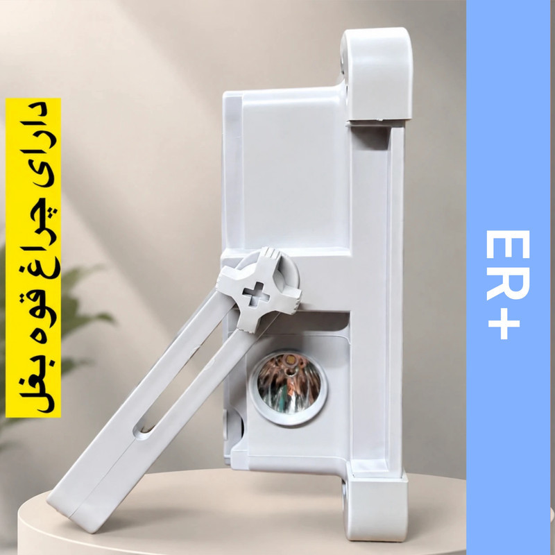 پرژکتور خورشیدی 200 وات مدل 6 باتری +ER
