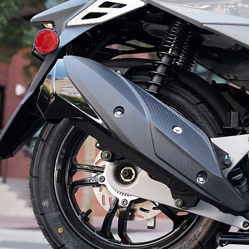 کاور اگزوز موتور سیکلت وارون مدل BLK مناسب برای SYM J200