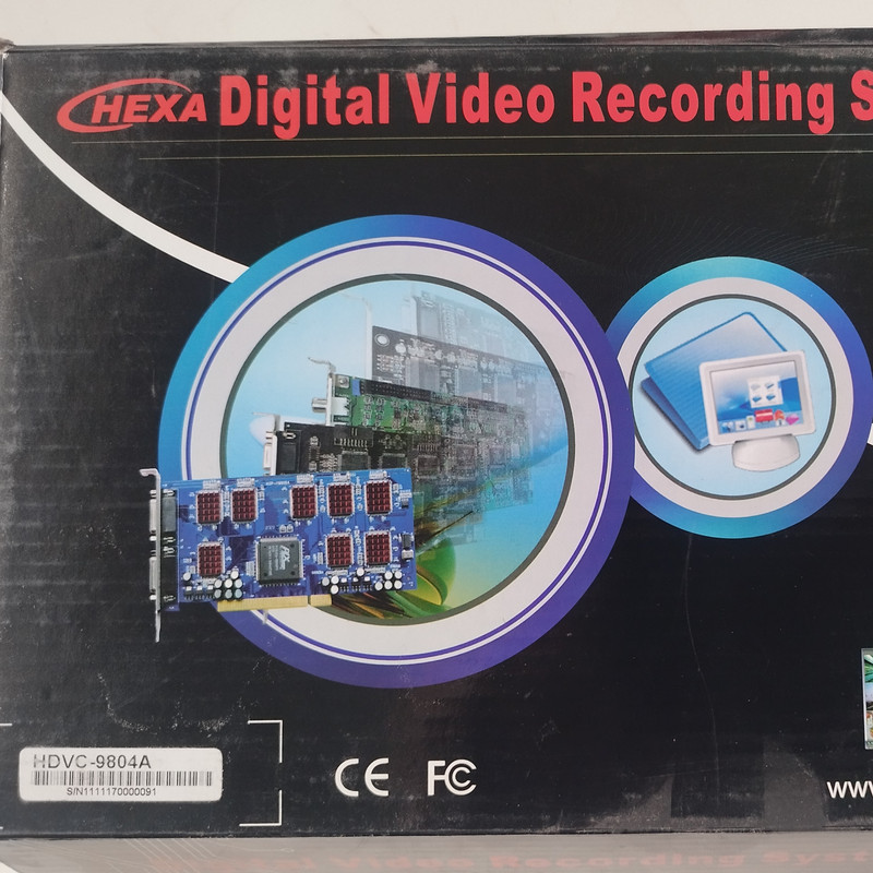 کارت ضبط کننده ویدیویی آنالوگ 8 کاناله هگزا مدل Hdvc-9804a