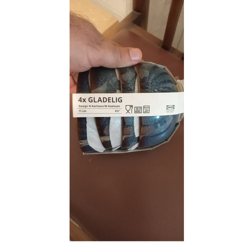 کاسه ایکیا مدل GLADELIG 11.CM مجموعه 4 عددی