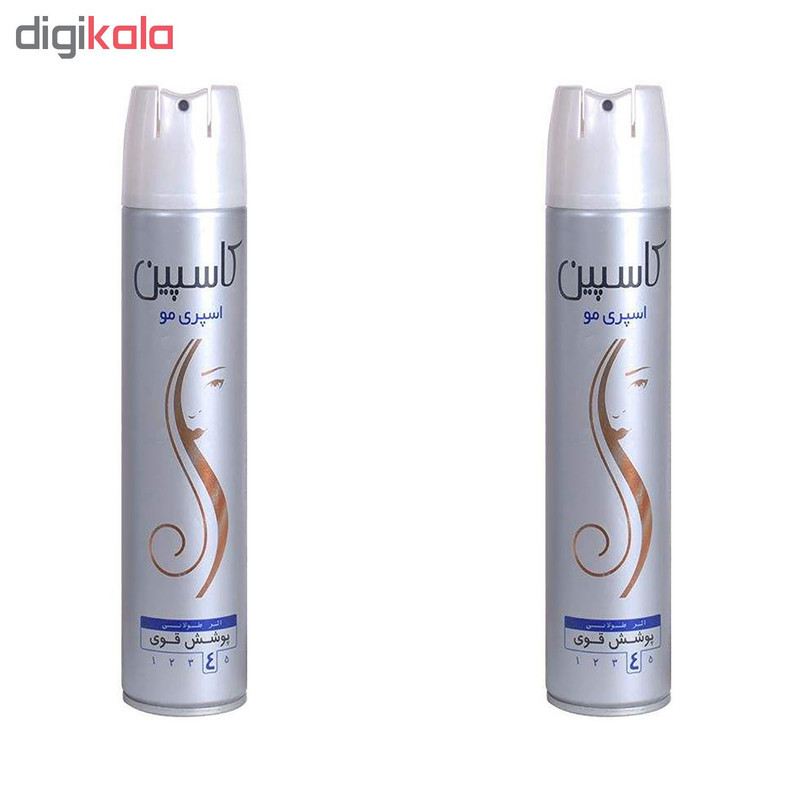 اسپری حالت دهنده مو کاسپین مدل A250 حجم 250 میلی لیتر بسته 2 عددی