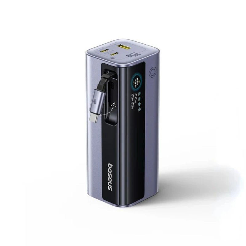 پاوربانک بی‌سیم 145 وات بیسوس مدل EnerGeek GR11 ظرفیت 20000 میلی‌آمپرساعت