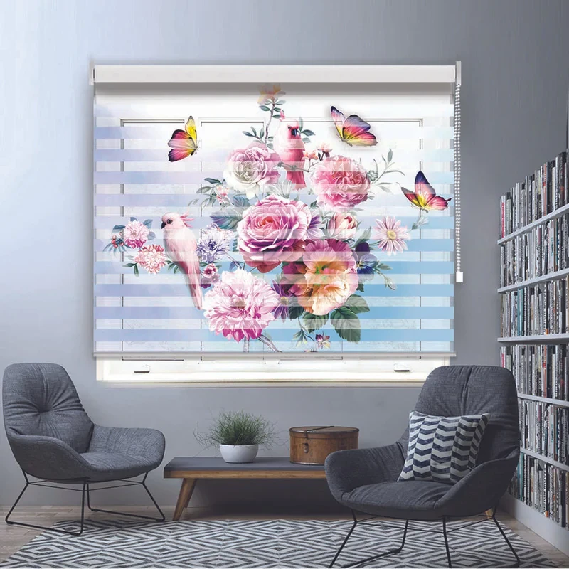 پرده زبرا مدل TD-24 سایز 160x200 سانتی متر