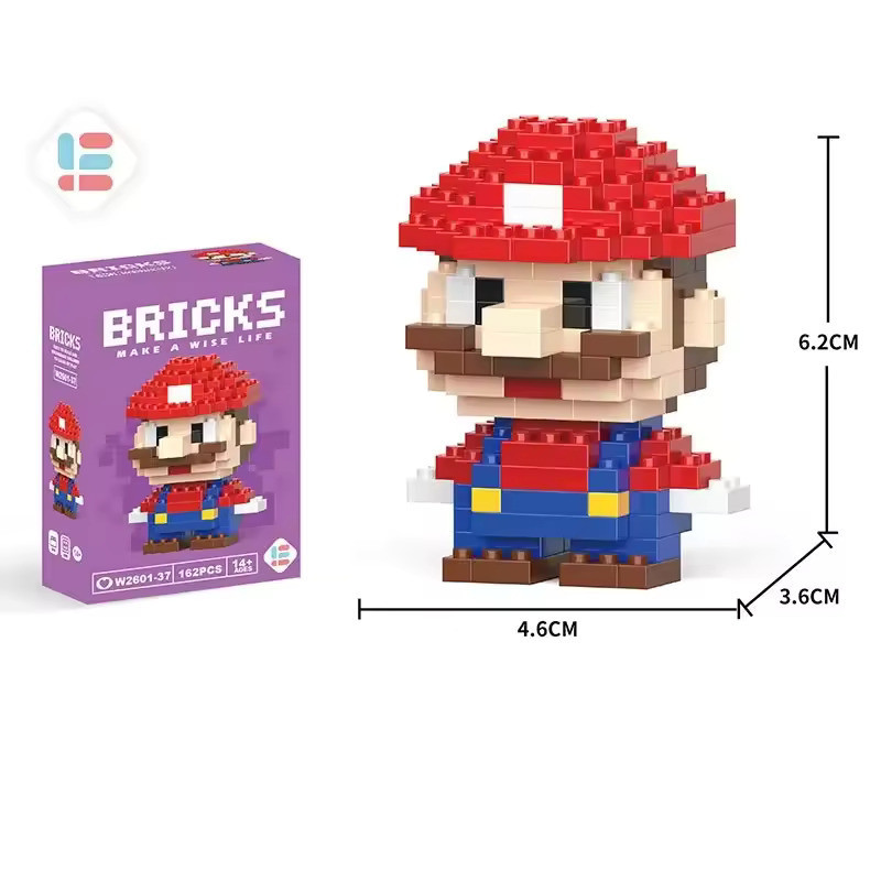 ساختنی 162 تکه مدل سوپر ماریو Super Mario کد M3037