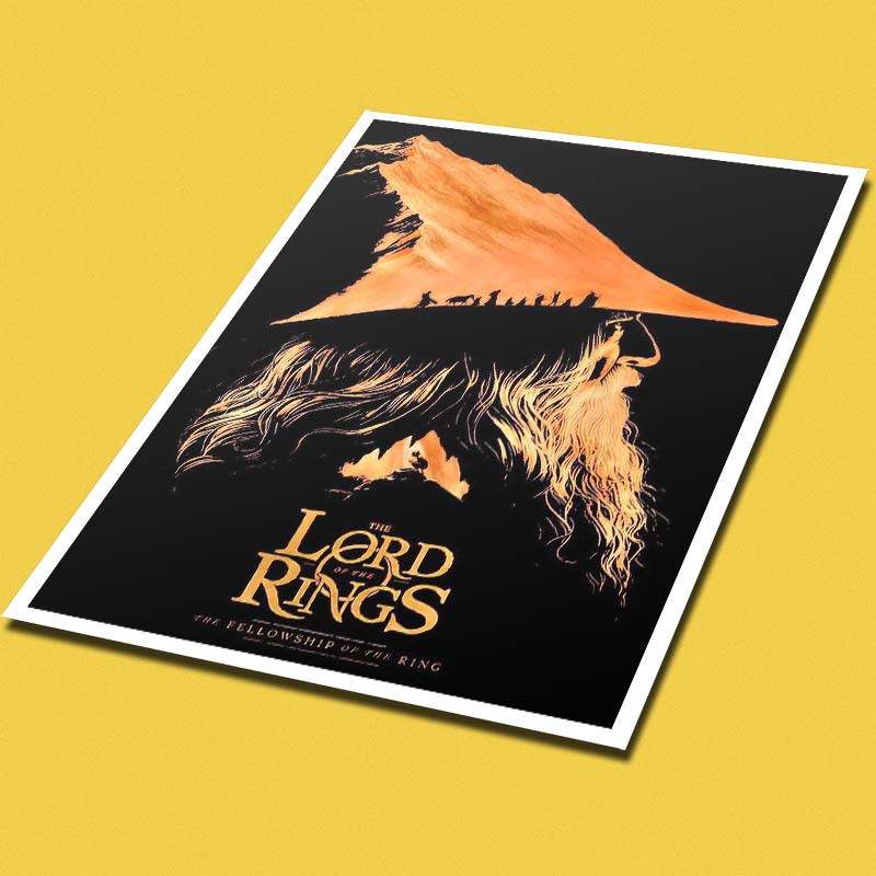 پوستر کارنيکا طرح ارباب حلقه‌ها Lord of the Rings کد 99950 مجموعه 8 عددی