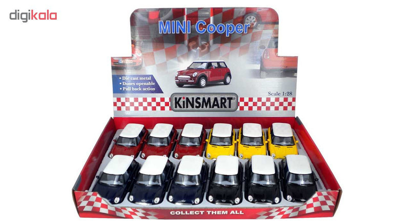 ماشین بازی کینزمارت مدل Mini cooper