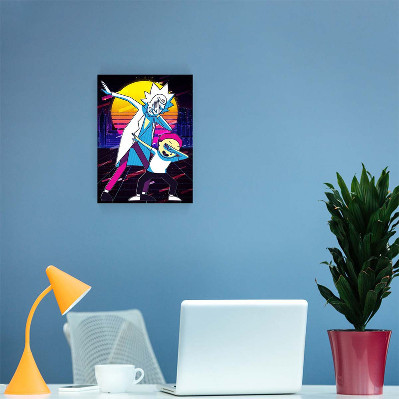 تابلو شاسی مدل Rick and Morty کد S-5039