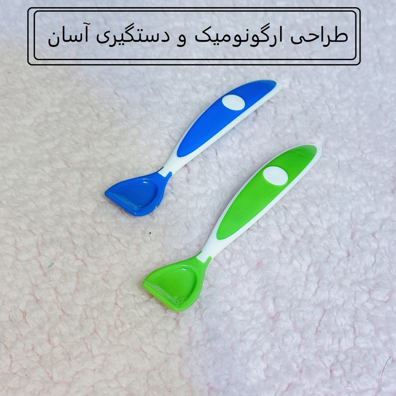 قاشق کودک دکتر براونز مدل first stage بسته 2 عددی