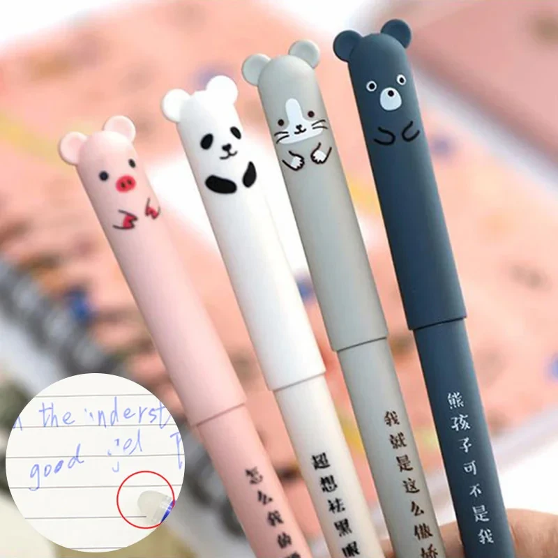 روان نویس مدل حیوانات Erasable کد M1203-00 مجموعه  4 عددی