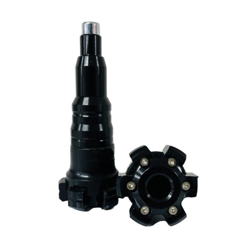 پروتکشن بدنه موتور سیکلت وارون مدل CNC ستاره ای کد B-41-BLK بسته 2 عددی